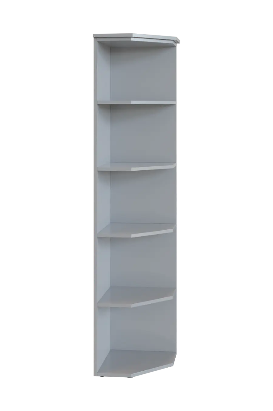 R 5 - 4 kancelářská skříň, rohová, 1800x400x400, šedá